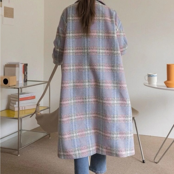 🔥Plaid Jacket Brand New overcoat🔥 - Picture 6 of 6